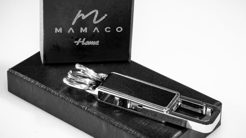 Mamaco Home Elegant Keychain with premium soft leather - MAMACO RED