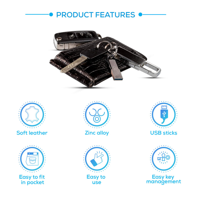 Complimentary Christmas gift for BUNDLES - Elegant Keychain with premium soft leather- Do not purchase seperately