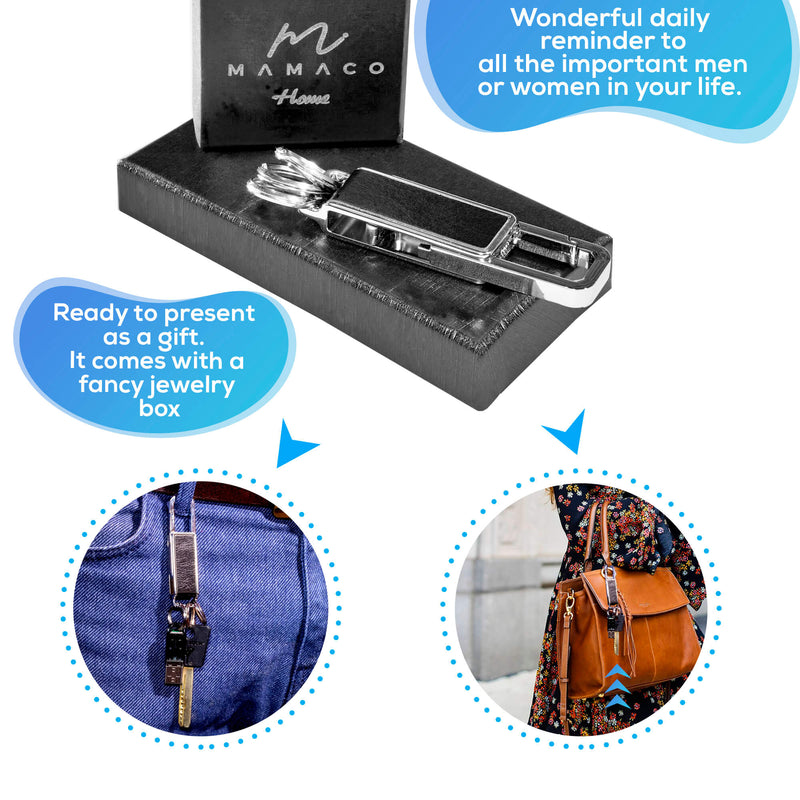 Complimentary Christmas gift for BUNDLES - Elegant Keychain with premium soft leather- Do not purchase seperately